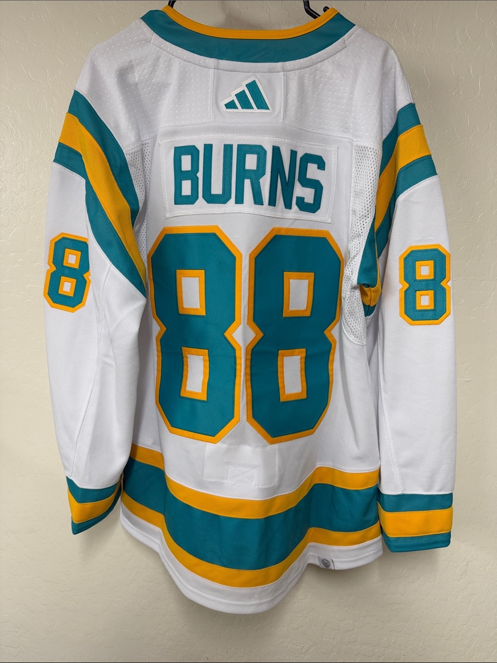 Reebok San Jose Sharks Brent Burns Authentic Sz46 Brand New